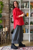 Paloma Tela Neckerchief Blouse Chilli